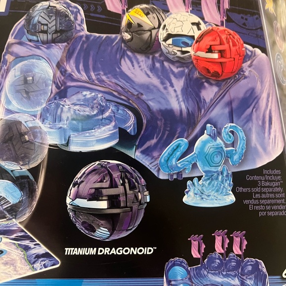 Bakugan Deluxe Training Set With Special Attack Mantid, Octogan, & Dragonoid - Picture 8 of 8